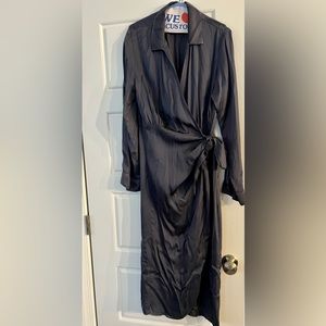 Silk wrap dress